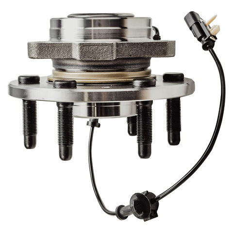 Front view of Front Wheel Bearing Hub Assembly 4WD For 2014-2018 Chevy Silverado 1500, 2015-2020 Suburban Tahoe, GMC Yukon XL