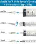 Top Notch Pro Grade Luer Lock Lab Accessories Kit 100 Pieces 27G 1in Individually Packaged Stainless Steel And Polypropylene Versatile Interfaces For Fluid Transfer And Sample Prep In The Lab syringe compatibility chart with Luer Slip and Luer Lock