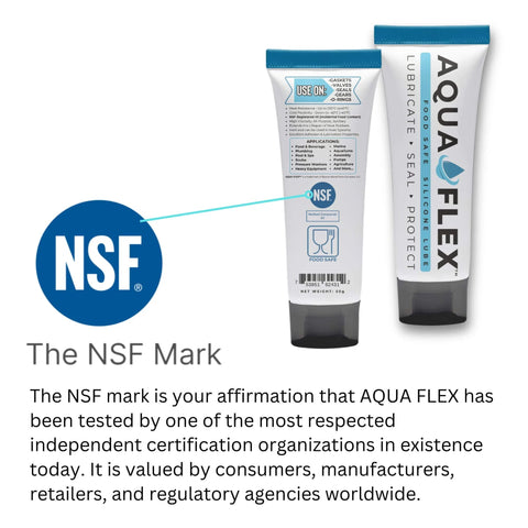 Premium Silicone Lubricant Grease NSF H1 Food Grade Registered Go To All Purpose Lube tube with NSF mark