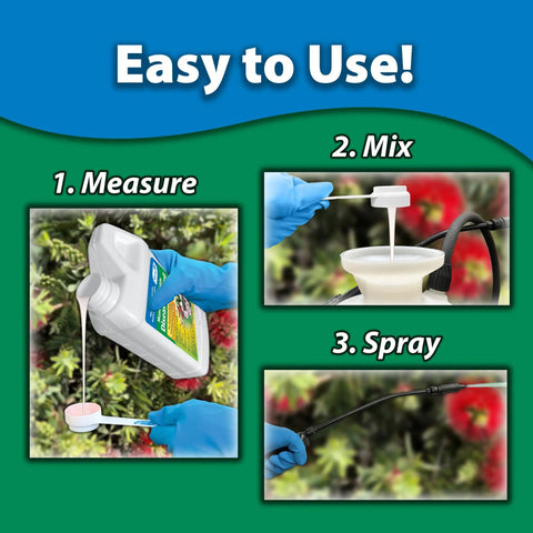 Steps to use All In One Complete Disease Control Bundled With Measuring Spoon For Garden And Lawn Fungicide And Bactericide 1 Pint