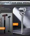 New Gen Pro Grade Door Hinge Adjustment Tool For Sagging, Sticking, And Misaligned Doors, Universal Hinge Gap Wrench comparison image