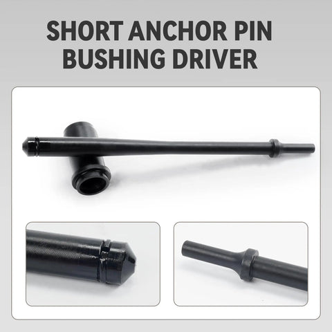 Heavy Duty Pneumatic Bushing Drive Tool For Removing And Installing 1-3/8 Inch Bushings 11-1/2 Inch Long black driver