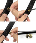 Slip On Rifle Sling With Cartridge Holder Leather Gun Strap With Swivels And Thumb Loop Adjustable Carry Strap Assembly