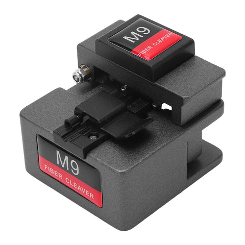 High Precise Optical Fiber Cleaver Automatic Knife Return 3 In 1 Tool For Cable Cutting Machine M9 with durable aluminum alloy body.