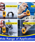 Top Shelf Digital Leeb Hardness Tester Portable Handheld Metal Durometer Built Tough For Thin Steel Parts And Hard Surface Layers With Zero Hassle Dual Coil Technology measuring hardness on thin steel sheet and screws.