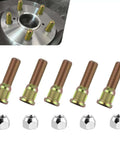 Hot Rodding Complete Wheel Studs Kit For 5 Lug Cars featuring 1/2 In-20 Thread, Fits Trailer Hubs With Heavy Duty Lug Nuts And Bolts For Ultimate Grip. 5 studs and nuts