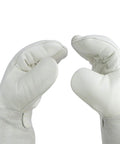 Cryogenic LN2 Liquid Nitrogen Protective Gloves For Work, 13.8 Inch 35 Cm Long, Ultra Insulated And Lightweight, Gray Color, Close-up View