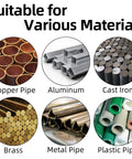 Left Hand Five Eighths Inch 18 UNF Machine Tap In HSS High Speed Steel Pro Grade Straight Flute For Metal Threading And Repair Heavy Duty Tap For Steel Aluminum Copper 102mm Length 25mm Head Square 10mm By 10mm Shank, suitable for copper, aluminum, cast iron, brass, metal and plastic pipe
