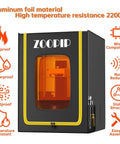 Fireproof 3D Printer Enclosure With Dustproof Vent, Built In Tool Storage And Constant Temperature showing features like waterproof and dustproof.