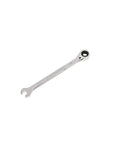 Combination Ratcheting Wrench 1-1/8 In 12 Point Pro-Grade Heavy-Duty Tool For Auto Repairs Narrow Head Fits Tight Spots Chrome Finish Smooth Turn Durable Construction For Pros And DIY Car Fixes