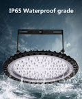 10 Pack 200W UFO LED High Bay Light For Warehouse Garage Barn Workshop IP65 Waterproof Commercial Bay Lighting front view