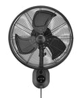 Outdoor Wall Mount Fan With Remote Wet Rated For Patios Garages And Workshops 5100 CFM High Velocity Airflow Fan front view