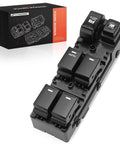 Master Power Window Switch For Kia Sorento 2011 2012 2013 2014 Front Left Driver Side Replacement With 16 Pins Black Plastic Housing