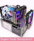 Open Chassis Stackable PC Case With Transparent Acrylic Design For Heat Dissipation, Fits ATX MATX ITX Motherboards, Ideal DIY Test Bench