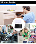 Heavy Duty 1705 Piece Machine Screw Kit With M2 M3 M4 M5 Screws Nuts Flat And Lock Washers Hex Button Head And Cap Screws 10.9 Grade Steel Durable Storage Box For Home Repair And DIY Projects shown in various DIY applications.