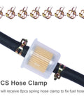 Replacement Gas Inline Fuel Filters For Three Eighth Inch Fuel Lines Great For Motorcycles Cars Trucks Lawn Mowers Snowmobiles