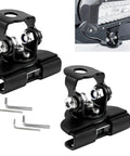 Off Road Hood Light Mount Bracket 2 Pack With Adjustable Pillar Light Bar Clip For Auto Engine Hood Edge Heavy Duty