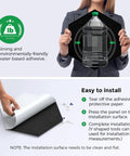 Cut Through Echo Chaos With Heavy Duty Self Adhesive Acoustic Panels Ultra High Density Polyester Sound Absorbing Foam Hexagon Wall Tiles installation guide, adhesive panel shown with bottle, detailed steps.