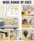 All In One Drywall Anchor Kit With Self Drilling Nylon Anchors And Screws, 300 Piece Set In Durable Organizer Case, Three Sizes For Quick No Sweat Mounting In Wood, Metal, And Drywall. Organizer case with 300 nylon anchors and screws for picture frames, shelves, mirrors, and curtain rods