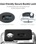 Beefy Underwater Case For Ace Pro 2 Action Camera 45m Waterproof Housing showing secure buckle lock detail and user-friendly design