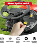 Hand turning key in Ignition Starter Switch 3 Position With Key Fit For MTD Yard Machines And Yard Man Lawn Tractors