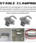 2 Pack Sun Visor Clips For Cars No Fuss Direct Fit Replacement Hook For Honda Accord Civic Odyssey CRV Pilot Sun Visor Retainer Bracket