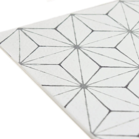 Kikko Peel And Stick Floor Tiles Pack Of 10 White And Off White Geometric Pattern 12 By 12 Inch Vinyl Tiles No Grout Needed And Water Resistant Washable 0.06 Inch Thick corner view
