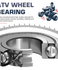 Trusted Built Rear Wheel Bearing Kit For Polaris Ranger Sportsman RZR ATV Fresh Trail Swap Rock Solid Precision OE Replace 3514635 3585502