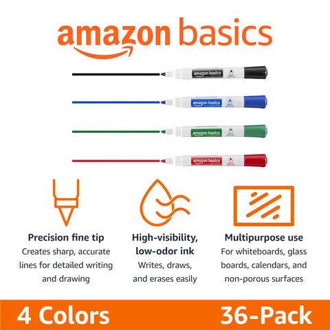Straight Up Best Fine Tip Dry Erase Markers For Whiteboards Slam Dunk Bulk Pack Smooth Quick Drying Low Odor Ink Assorted Colors Teacher Essentials Smooth Glide Setup