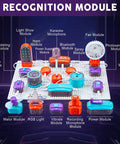 Science Circuit Kit For Kids With 53 Pieces And 150 Plus Projects including various modules for electronics exploration