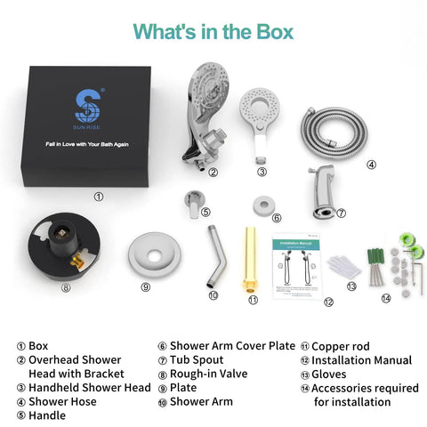 8 Spray Bathtub And Shower Faucet Combo With Dual Shower Heads And Slick Magnetic Handheld 2 In 1 Tub And Shower Trim Kit Chrome Finish