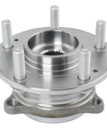 Close-up of a wheel hub bearing from the Rear CV Axle Assemblies And Rear Wheel Hub Bearing Set For 2010 2012 Hyundai Santa Fe And 2011 2013 Kia Sorento Four Piece Replacement Kit With Two Axles And Two Hub Bearings