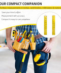 Person holding Foldable Meter Stick Ruler 36 Inch Go To Classroom Tool For Measuring In Inches Centimeters Millimeters And Meters