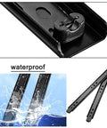 Heavy Duty Steel Drawer Slides With Smooth Ball Bearing Rails For Kitchen Cabinets Desks And Tables Easy Push Pull Mechanism Durable Furniture Hardware Boost Your Storage Game Up To 50kg And Withstands 100000 Cycles Rust Resistant black steel drawer slides, waterproof close-up and full pair