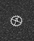 Escape Wheel Replacement Part for ETA 2824-2 2836-2 2834 Movements on textured surface, alloy material showing teeth detail