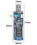 Front view of Six Pack USB Buck Boost Converter Modules 3.5 To 12 Volt In And 1.2 To 24 Volt Out DC To DC Adjustable Power Regulator