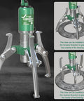 Heavy Duty Hydraulic Gear Puller Built Tough With Seamless Forged Steel Jaws for internal and external bearing extraction.