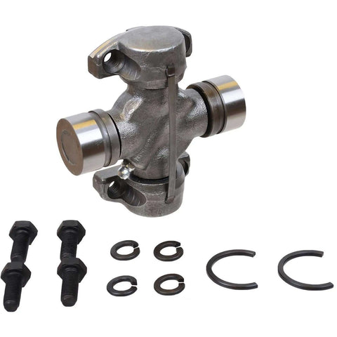 Rear Universal Joint Replacement For Cadillac Eldorado Series 62 to Eliminate Driveline Vibrations Clunking Noises And Restore Smooth Power Transmission With This Direct Fit Upgrade That Fixes Squeaking Issues Instantly, steel joint with clips