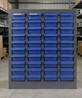 40 Drawer Metal Parts Storage Cabinet With Alloy Steel Frame And Removable ABS Bins for garage or workshop organization
