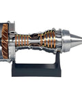 Turbofan Engine Model 28cm Replica For Science Education And Aviation Nerd Gift 3D Printed Aircraft Jet Engine Decor For Desktop Display