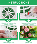 Instruction steps for 2 Pack Twist Ties For Garden Plants With Cutter 525 Feet Of Rustproof Flexible Green Plant Ties