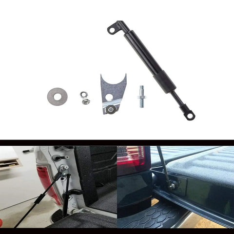 Tailgate Assist Shock for 99-06 Chevy Silverado and GMC Sierra 1500 2500 3500 HD Classic, installed with mounting hardware