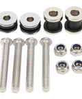 Detachable Docking Hardware Kit For Cruiser Motorcycles, Steel And Chrome Plated Screws, Replacement For 2004 To 2017 XL Models