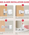 Bedside Alarm For Seniors With Wireless Motion Sensor And Five Volume Levels For Fall Prevention Dementia Care Portable Caregiver Pager installation guide