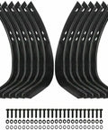 Heavy Duty Tiller Tines Set Of 12 Compatible With 4460J 4459J 6554J And 6555J For Deep Soil Cultivation Strong Ground Penetration Blades