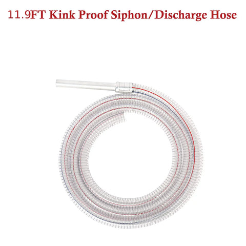 11.9 FT Kink Proof Siphon/Discharge Hose for Bad Boy 35 Gallon Portable Gas Caddy with manual pump ease of use