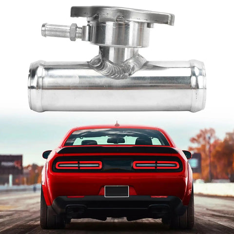 Must Have Inline Aluminum Radiator Hose Filler Neck Cap 32mm 1 And A Quarter Inch 16 PSI Durable Alloy Coolant Fitting for engines