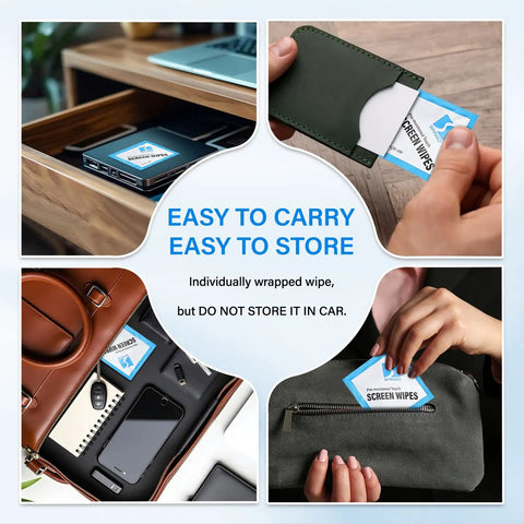 Streak Free Crystal Clear Electronic Wipes For Screens Pre Moistened Screen Cleaner Wipes For Phone Laptop Monitor Car Screen And Glasses Non Scratch Formula 240 Count No Fuss