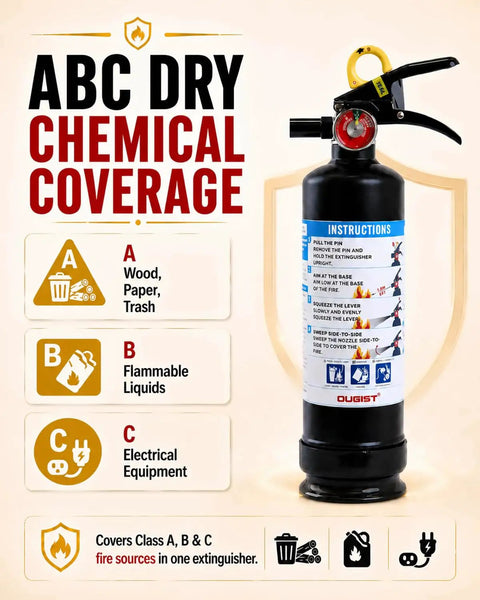 Road Ready 2.5 Lb Dry Chemical Car Fire Extinguisher With 1A 10B C Rating And Smooth Operator Handle For Fast Lane Emergencies That Really Got Your Back On Long Drives Without Any Major Hiccup Or Stress