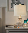 21 Inch 3 Way Dimmable Touch Table Lamp With Two Usb Ports For Living Room And Bedroom Decor Cozy Classic Rustic Farmhouse Vintage Nightstand Lighting Soft Led Easy Tap Control